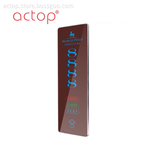 Actop flat Intelligent Smart hotel door plate